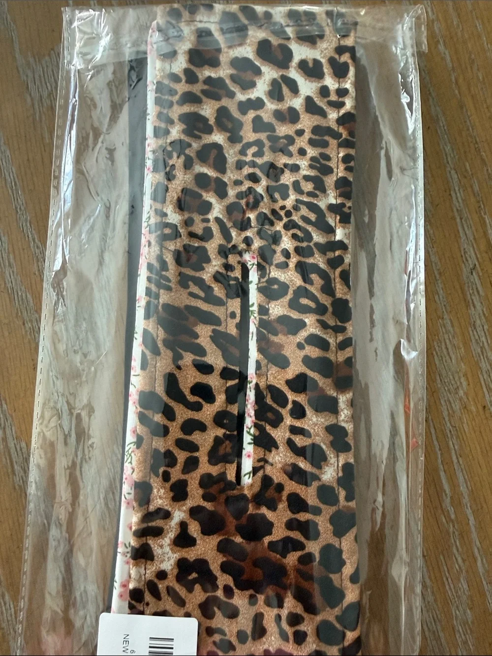 Source Unknown Black Polka Dot and Leopard Hair Bun Makers with Bow